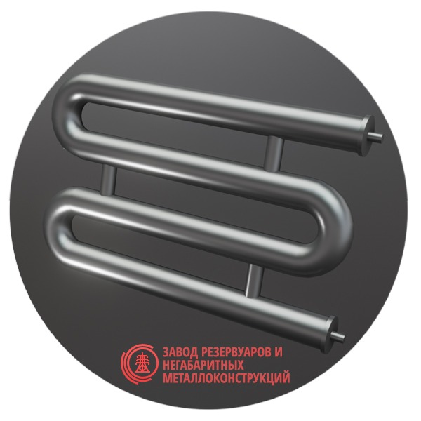 Регистры отопления четырехрядные РЗП-4x108x3.0-1000 мм